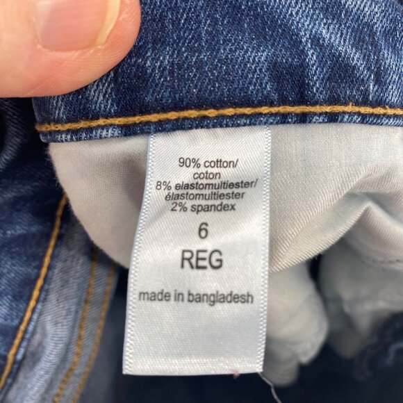 Maurices Jeans Womens 6 Blue Medium Wash Denim Sculpt Straight Stretch Casual - Picture 6 of 12